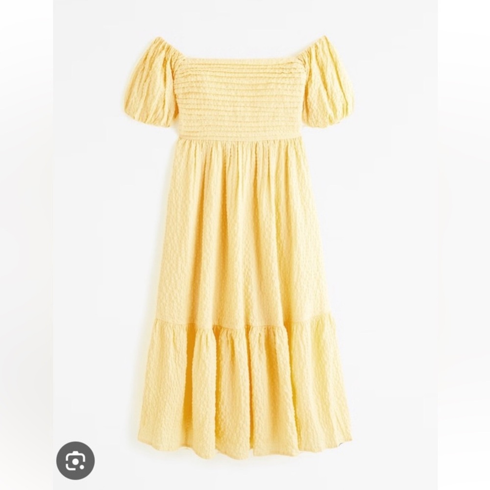 NWT The A&F Emerson Off-The-Shoulder Midi Dress XS